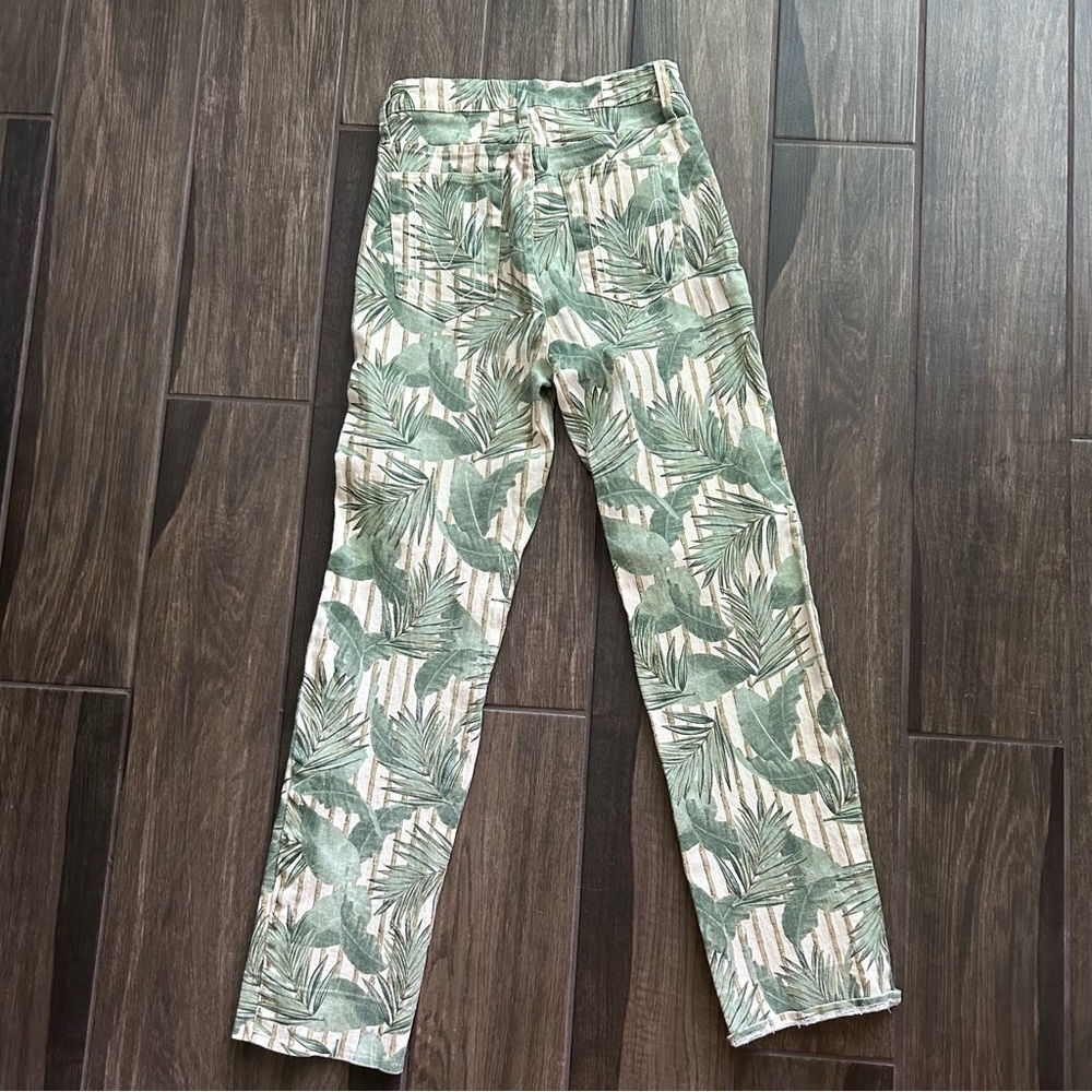 Show Me You Mumu Women’s Cropped Hawn Trouser in Bamboo Palm Sz 27 - Picture 6 of 9